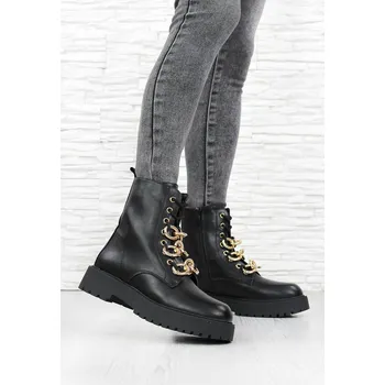 Dámská zimní obuv Cathay moda Černé workery 0119-1B Velikost: 38