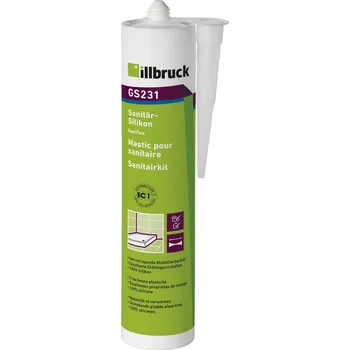 stavební silikon Illbruck GS231 sanitární silikon 310 ml, transparentní