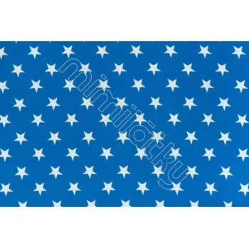 Hvězdy 4cm na modré úplet