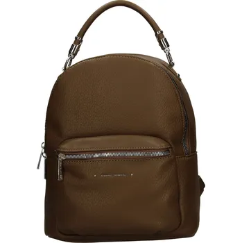 Městský batoh Módní dámský batůžek David Jones Martine - khaki