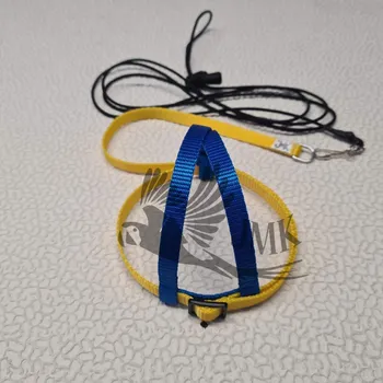 Postroj pro psa Postroj pro papoušky JMK vel.S,M,L barevná kombinace - Barva: Modro žluté , Velikost: M