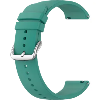 Řemínek na hodinky LAVVU Zelený silikonový řemínek na hodinky LS00G20 (silikonový řemínek na hodinky)
