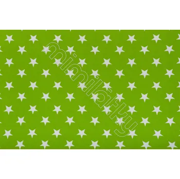 Hvězdy 4cm na zelené úplet
