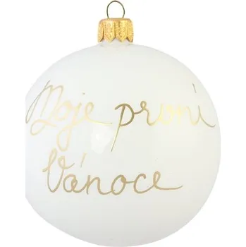 Vánoční koule "Moje první Vánoce"