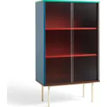 HAY Skříň Colour Tall w. Glass Doors, multi