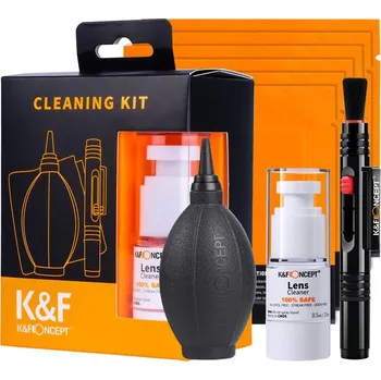 Příslušenství k fotoaparátu mobilního telefonu K&F Concept Čisticí sada na objektivy a displeje K&F 4v1