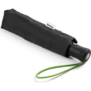 Deštník ŠKODA AUTO Skládací deštník černý s logem