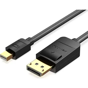 Datový kabel Vention Mini DisplayPort to DisplayPort (DP) Cable 1.5m Black