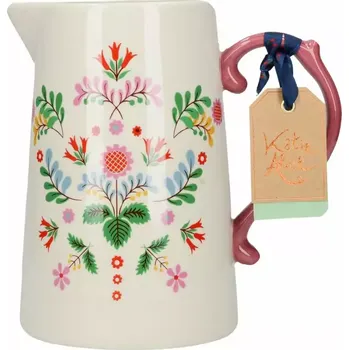 Creative Tops, Anglie Creative Tops - Keramický džbán Festival Folk bílý - 1,3 l