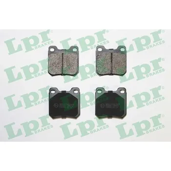 Brzdový systém Sada brzdových destiček, kotoučová brzda LPR 05P206