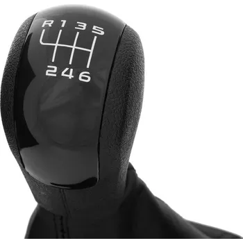 Hlavice řadicí páky Řadící páka s manžetou Škoda Octavia II 04-12 6st. černá