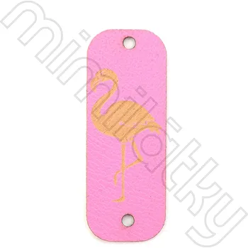 Nášivka Nášivka růžová s plameňákem 4cm