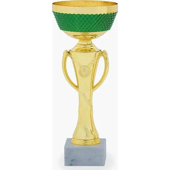 Cinkili Pohár C23145 zlatý/zelený Označení: C, Výška: 30 cm, Průměr: 120 mm