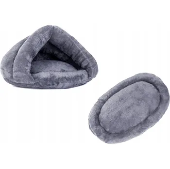 Pelíšek pro kočku Kukaň pro kočky 33 x 35 x 45 cm šedá