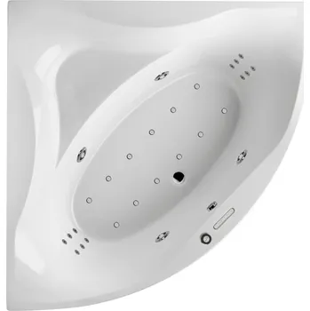 Vana Santech plus Santech masážní vana Solo Fitnes 300, 140x140 cm, automatický dohřev vody a chromoterapie zdarma + DOPRAVA ZDARMA