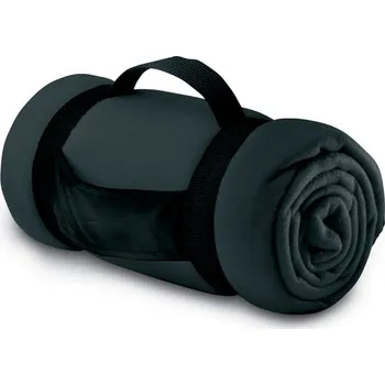 Příslušenství k zavazadlu Fleecová deka s popruhy Stavenger, šedá