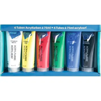 Výtvarná barva Laura 28653 75 ml 6 barev