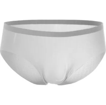 Pánské erotické prádlo Pánské bezešvé slipy vysoce průsvitné prodyšné a elastické L Šedá