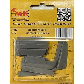 Plastikový model CMK 1/72 Beaufort Mk.I Control Surfaces (AIRFIX)