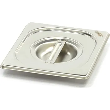 Dóza na potraviny Maxima Víko 1/6 GN - nerezová ocel