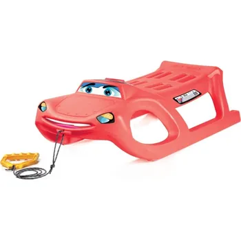Sáně Tulimi TULIMI Sáňky plastové CAR SMILE červené