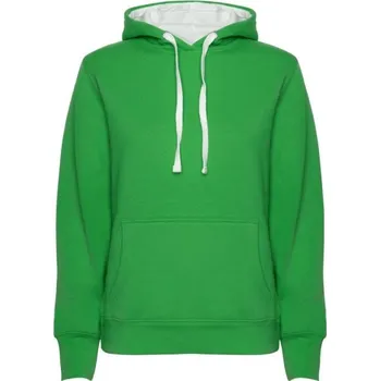 Dámská mikina ROLY Mikina URBAN dámská E1068-2001-S S Zelená/bílá