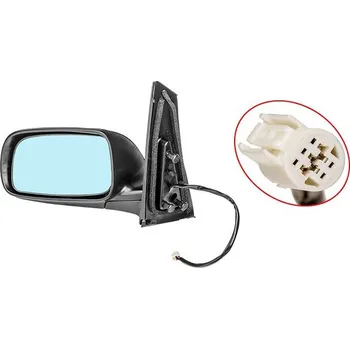 Autodíl ACI zrcátko pro TOYOTA Prius 04-09 konvexní pro lak L