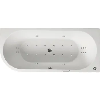 Vana Santech plus SANTECH masážní vana Gemini Fitnes 200, 170x75 cm, automatický dohřev vody a automatický proplach Clean zdarma + DOPRAVA ZDARMA Varianta: Levá