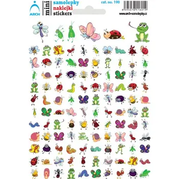 samolepka Školní minisamolepky 12x17cm Hmyzáčci - vážka