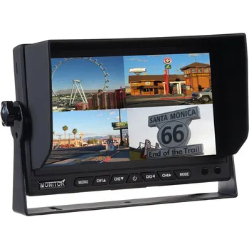 Autoelektronika AHD monitor 7" s kvadrátorem a s 4x4PIN vstupy