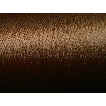 Nit Amann Sabatex 100 8291-0975 hnědá jednobarevná nit polyester 5000m
