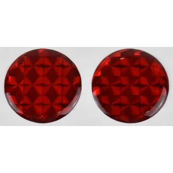 Carvin Samolepící odrazka kulatá - 25mm červená 2ks