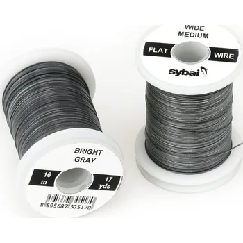 Sybai FLAT Colour Wire Medium Wide Bright Gray