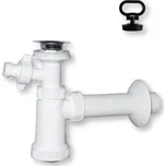 Plast Brno sifon umyvadlový DN40 EU1N342 s nerez. mřížkou s vývodem na pračku