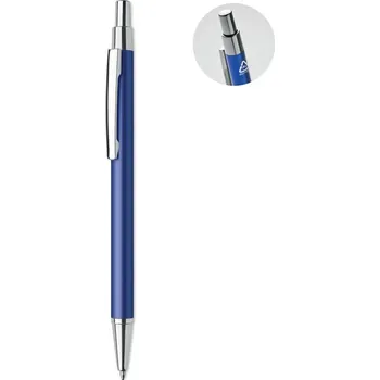 Kuličkové pero z hliníku Dana, královsky modrá