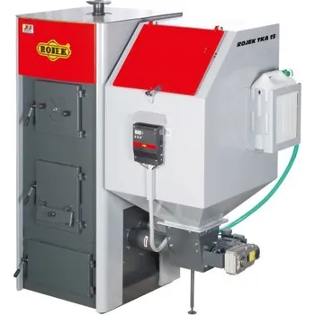 Kotel ROJEK TKA 80 automatický kotel na tuhá paliva 80,5kW pravý, s regulací ST480 zPID, bez roštů