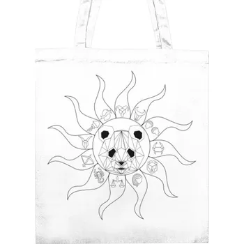 Nákupní taška Nákupní taška unisex s potiskem Taška s pandím zvěrokruhem