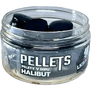 LK Baits Pelety v dipu Halibut 17mm 60 g