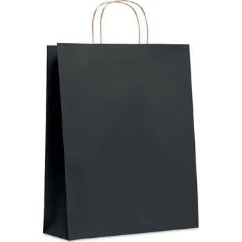 Velká dárková taška Paper tone l, černá