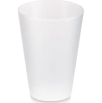 Termohrnek Festivalový kelímek 300ml Festa large, transparentní bílá