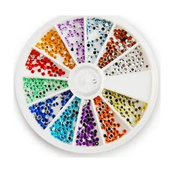 Nailee Zdobení nehtů karusel barevné kamínky