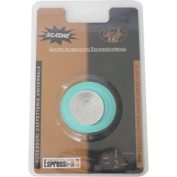 Kávovar Sada těsnění G.A.T. pro moka konvice - 2 těsnění + 1 sítko, na 1 (hliník) / 2 (nerez) šálky