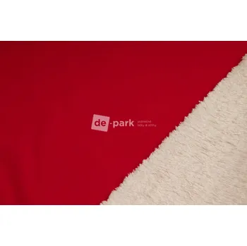 de-park Softshell s beránkem červená