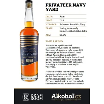 Rum Privateer Navy Yard 0,04l 55,4%