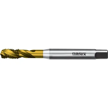Závitořezný nástroj Narex zd 041535118080000 | Strojový závitník 2060, povlakovaný DIN 371 C, typ N, M8, HSSE, 6H, TiN