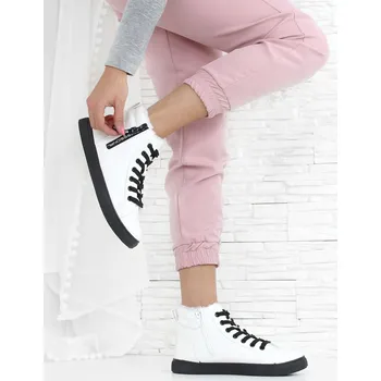 Dámské tenisky Cathay moda Bílé zateplené tenisky 3505-7WH.B Velikost: 38