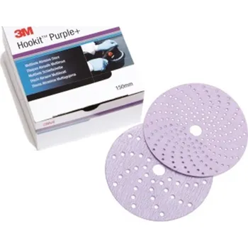 Brusný kotouč 3M 734U Purple+ brusný kotouč (fialový), suchý zip, P150