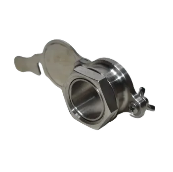 Nerezový výpustný kohout leštěný - 45 mm (Výpustný kohout k medometům a nádobám)