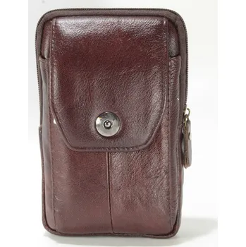 Peněženka JAKUB-OBUV Pánské kožené pouzdro F1 BVV90167 B hnědá