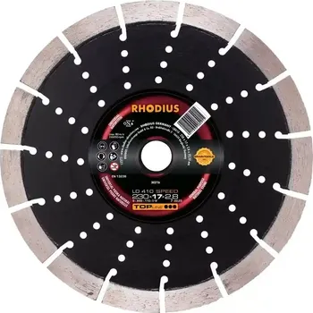 Řezný kotouč Rhodius 303716 | Diamantový řezný kotouč LD410 SPEED kovaný segment 230 x 17,0 x 2,8 x 22,23 mm